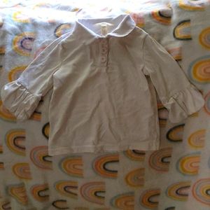 White collared matilda jane shirt